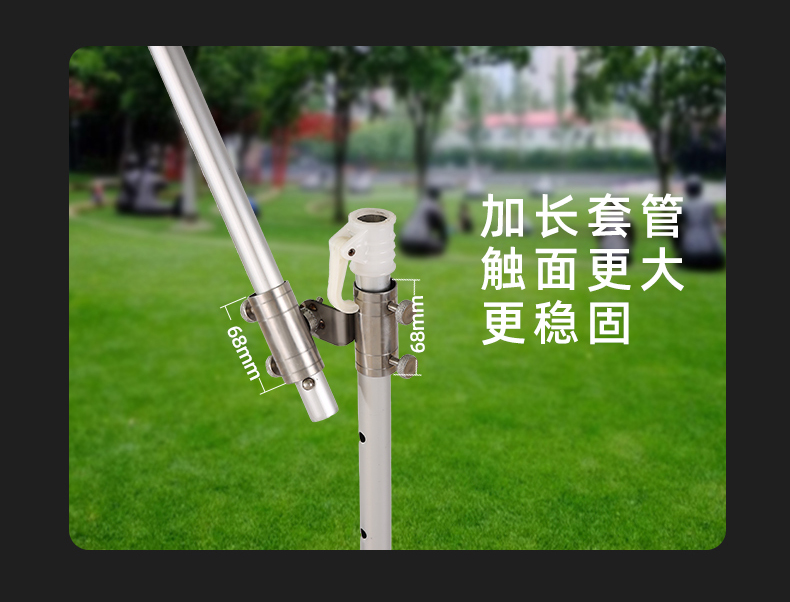 钓鱼伞不锈钢万向连接器配件大全