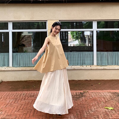 TCCW无袖背心女夏季新款