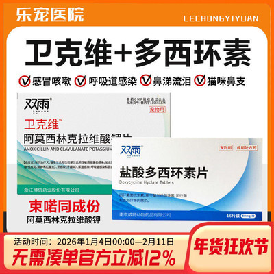 阿莫西林克拉维酸钾猫鼻支治疗