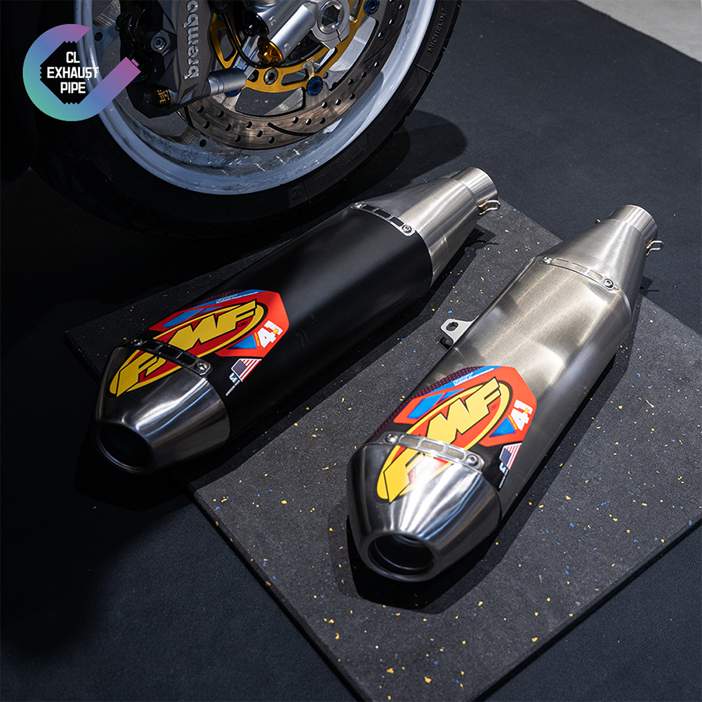 摩托车排气管贴纸通用改装越野摩托车排气管FMF拉花贴纸耐高温
