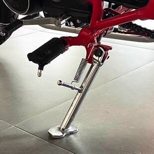 适用本田CGX150摩托车改装加高加长边撑侧支架侧脚架脚撑增高