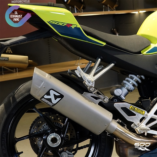 适用张雪500RR摩托车机车排气管后段改装配件提升性能天蝎款尾段
