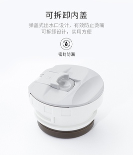 希诺保温壶配件XN-8820 8821 8835不锈钢便携水壶内盖子出水内塞