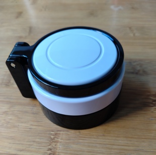 希诺塑料杯盖子 XN-8075 8076 滤网 密封圈带提手提环双层杯盖
