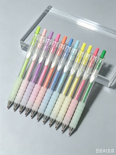得力SA550丙烯彩色中性笔1.0mm按动子弹头颜色多彩可选学生爆款