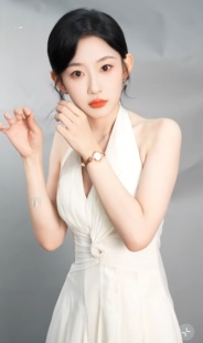 姐他真是我姐夫程乔韩雨彤同款挂脖独特掐腰连衣裙长裙2026夏季