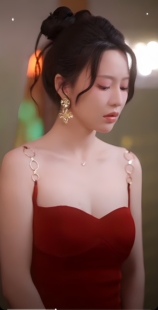 短剧偏妄与你沈清芜同款白色酒红色性感吊带显瘦连衣裙女夏2025新