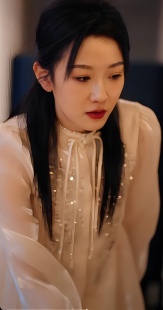 短剧影后重生之星途闪耀田真儿韩雨彤同款新中式长袖两件套2025新