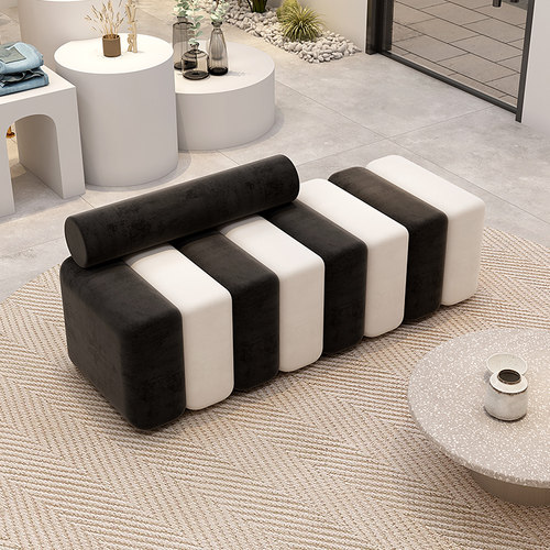 休息区沙发椅换鞋凳长条凳床尾凳