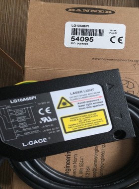 售前询价BANNER邦纳 LG10A65PI 激光位移感测器 LG10A65PIQ 详询