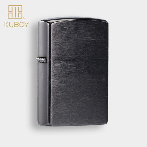 kuboy酷宝煤油打火机IP黑拉丝
