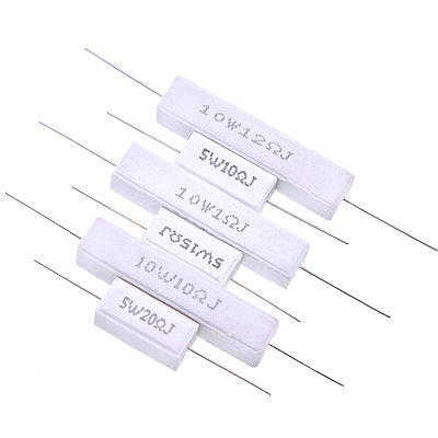 SQP水泥电阻5W 10W 0.25R 0.5R 3R 27R 12R 100R 5% 陶瓷 电阻器