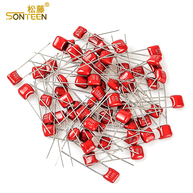 电容松藤100V104脚距5MM