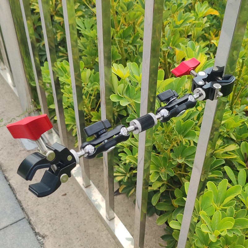 铝合金钳夹骑行自拍杆夹