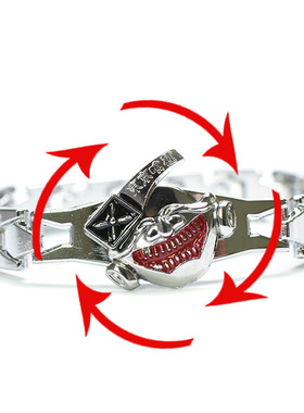 东京*喰种活动 旋转 动漫手链女 漫趣多层水晶手链 响指