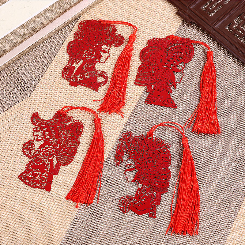 文创礼品中国风金属镂空书签个性枫叶书签阅读专用书签创意