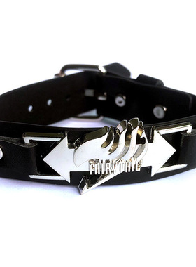 巨人 忍者 妖精的尾巴 动漫周边手链 死神标志 朋克风个性手带