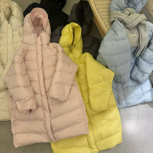 S新款韩系连帽排骨加厚保暖羽绒服外套