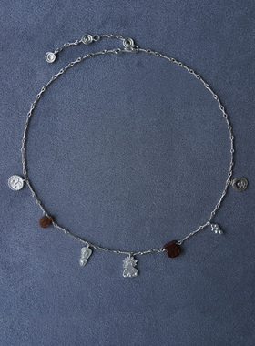 SALE E PEPE胡椒盐·纯银酒会项链