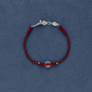 SALE E PEPE胡椒盐·纯银圆盘红绳手链 新年礼物 平安好运