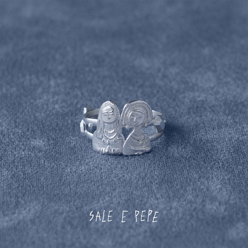 【窦靖童同款】SALE E PEPE胡椒盐·纯银姐妹戒指
