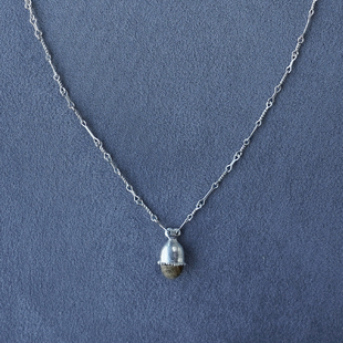 纯银胖果吊坠项链 PEPE胡椒盐 SALE