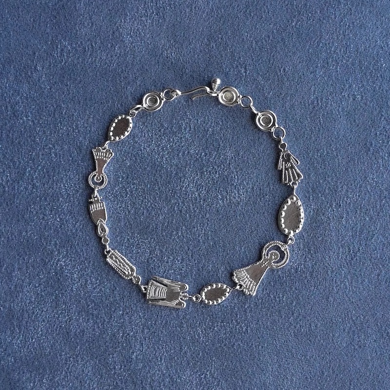 SALE E PEPE 胡椒盐 纯银舞会手链