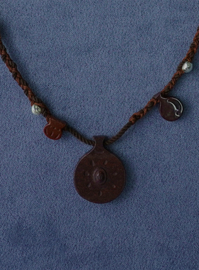 SALE E PEPE胡椒盐·卵石玛瑙酒窖编绳项链