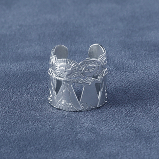 SALE E PEPE 胡椒盐 纯银海神戒指