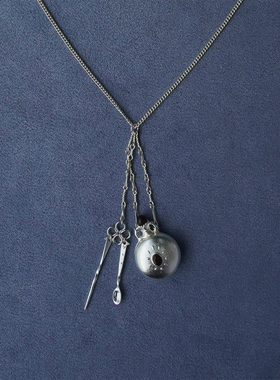 SALE E PEPE胡椒盐·纯银宝瓶长项链