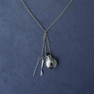 SALE PEPE胡椒盐·纯银宝瓶长项链