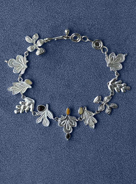 SALE E PEPE胡椒盐·纯银葡萄园手链