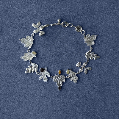 SALE E PEPE胡椒盐·纯银葡萄园手链