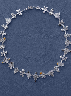 SALE E PEPE胡椒盐·纯银葡萄园项链