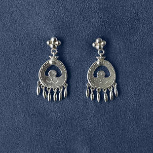 SALE PEPE胡椒盐·纯银敬酒人耳环