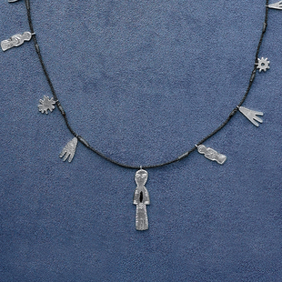 纯银庆典编绳长项链 PEPE胡椒盐 SALE