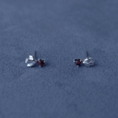 PEPE 胡椒盐 SALE 纯银爱心小鸟耳环 新年情人节生日礼物