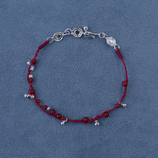 SALE E PEPE 纯银红玛瑙葫芦编织手链 新年礼物 平安好运