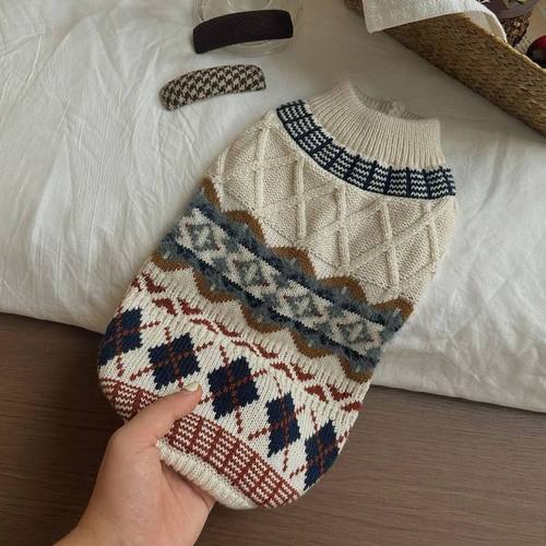 宠物狗狗猫咪秋冬衣服保暖毛衣