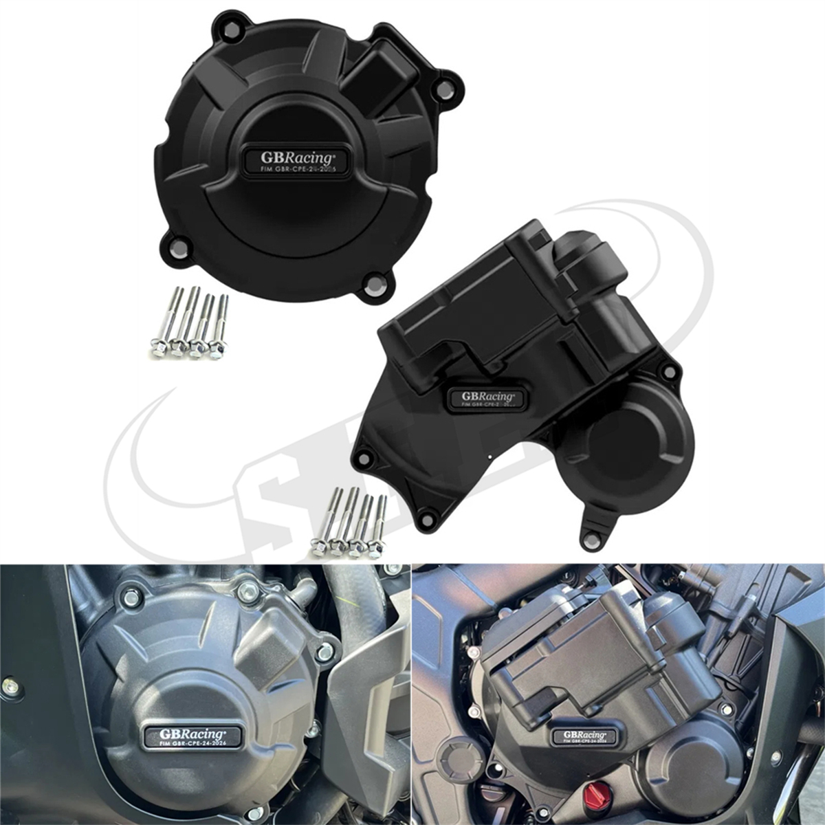 适用本田CBR650R/CB650R E-Clutch 2024-2025 改装发动机保护边盖