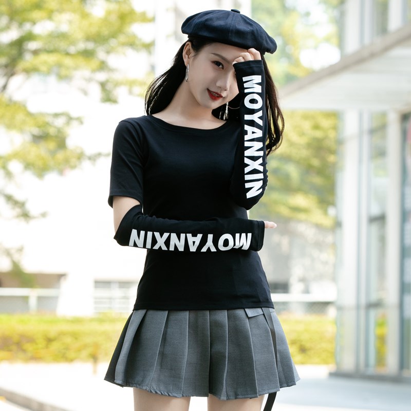 修身破洞长袖女装打底韩版棉女