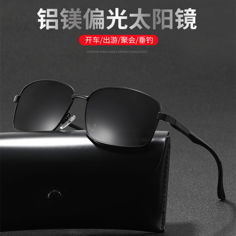 铝镁合金高档偏光镜2025款男士开车司机墨镜登山驾驶钓鱼太阳眼镜