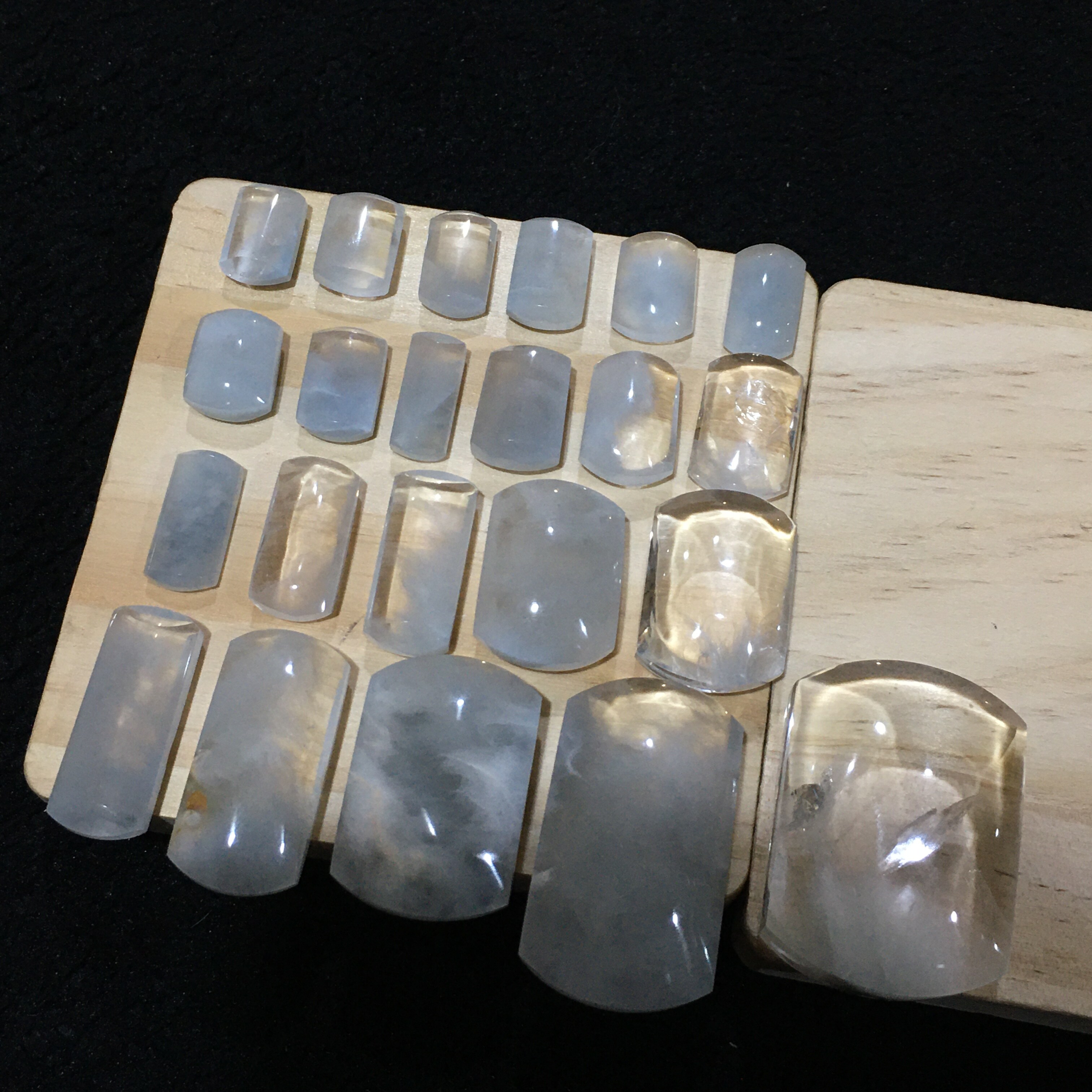 天然兔毛水晶稀有蓝兔毛无事牌多宝手链项链毛衣链吊坠等配件