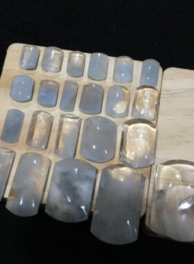 天然兔毛水晶稀有蓝兔毛无事牌多宝手链项链毛衣链吊坠等配件