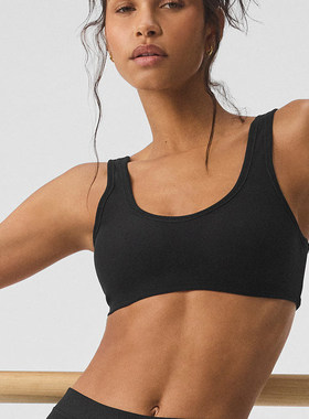 新款alo Alosoft Center Stage Bra全天候运动内衣 日常休闲胸罩