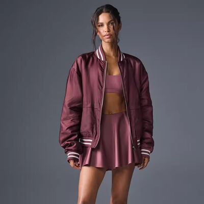 aloAFTERGLOWVARSITY棒球外套