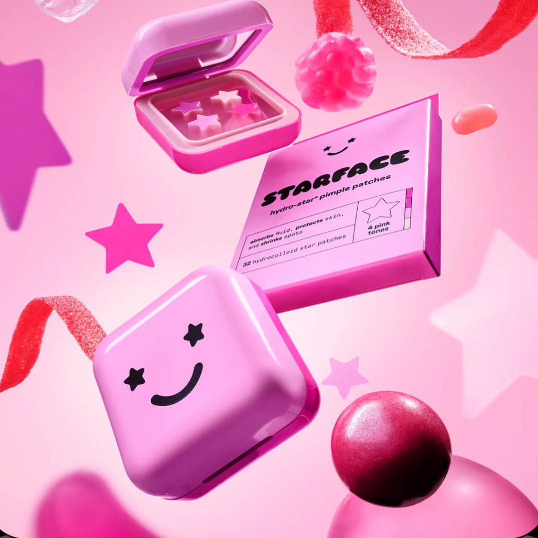 STARFACE美国可爱星星粉色痘痘贴