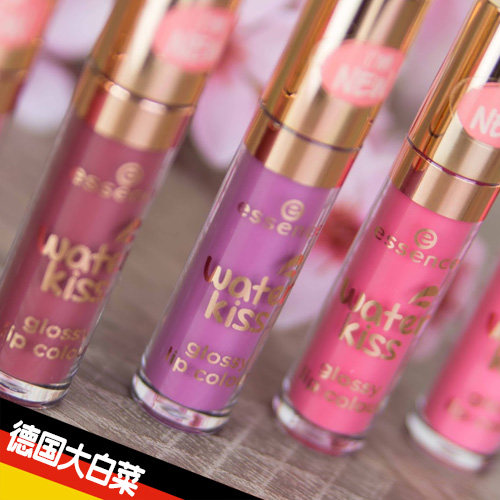 包邮推荐德国原装进口essence水吻唇彩唇釉少女色豆沙色平价雕牌