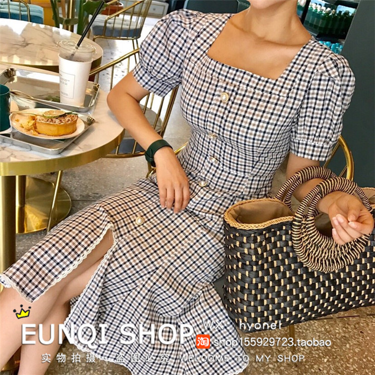 EUNQIº«¹ú½ø¿Ú ¸´¹ÅС¸ñ×Ó¾«ÃÀÀÙË¿»¨±ßÓãβȹ ³¬ÃÀÍÆ¼ö