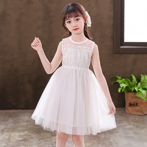 女童连衣裙夏季公主纱裙清新薄款
